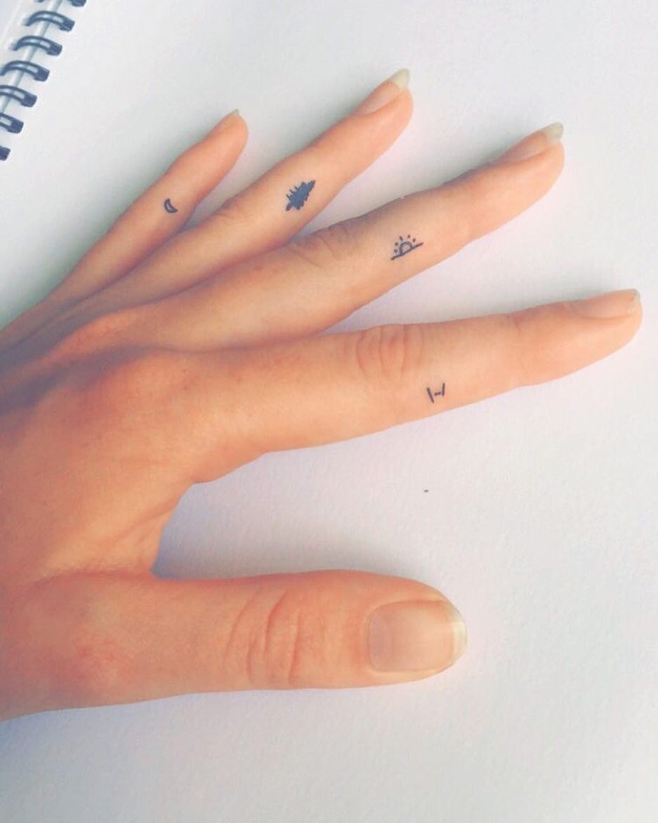 Tiny Finger Tattoo Ideas Tiny Finger Tattoo Ideas